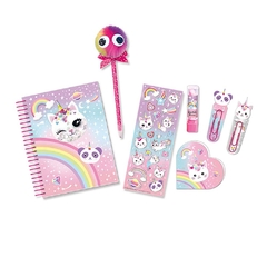 Set de arte escolar infantil Cresko cuaderno estilo fantasia - comprar online