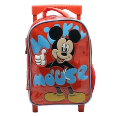 Mochila escolar Mickey Mouse amigos disney con carro