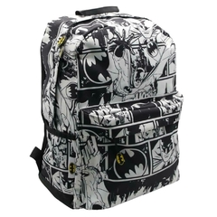 Mochila Urbana DC Liga de la Justicia batman comic byn en internet