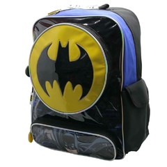 Mochila Escolar DC Liga de la Justicia batman logo con luz - Cresko