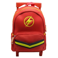 Mochila Escolar liga de la justicia flash clasico con carro