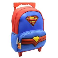 Mochila Escolar superman clasico con carro en internet