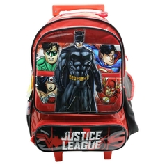 Mochila Escolar DC Liga de la Justicia primaria con carro