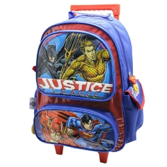 Mochila Escolar DC Liga de la Justicia para primaria carro - Cresko
