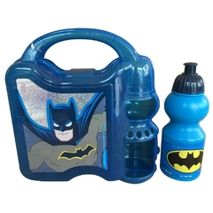 Lunchera escolar de plástico trae botella cresko Batman DC - comprar online