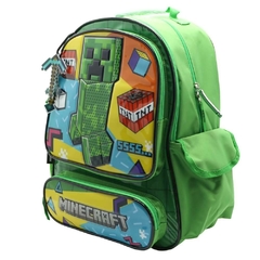 Mochila escolar Minecraft infantil creeper - Cresko