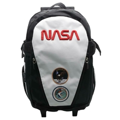 Mochila Escolar NASA apolo con carro