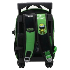 Mochila Escolar Zombie Infection sobre ruedas con carro - comprar online