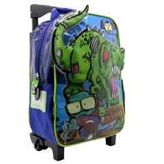 Mochila Escolar Zombie Infection zombiesaurios con carro en internet