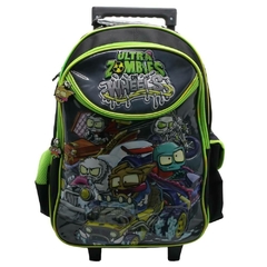 Mochila Escolar Zombie Infection carrera auto con carro