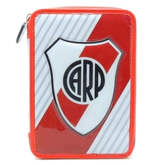 Cartuchera escolar River Plate carp escudo pelota