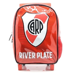 Mochila escolar River Plate pasion con carro