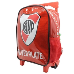 Mochila escolar River Plate pasion con carro - Cresko