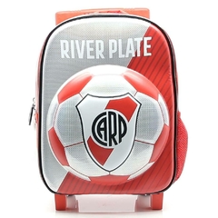 Mochila escolar River Plate pelota infantil con carro - comprar online