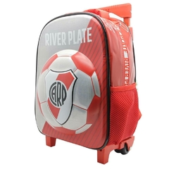 Mochila escolar River Plate pelota infantil con carro - Cresko