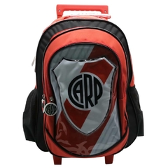 Mochila escolar River Plate estadio monumental con carro