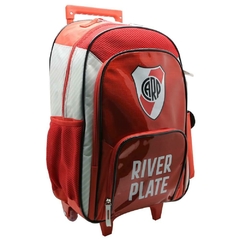Mochila escolar River Plate futbol hay equipo con carro en internet