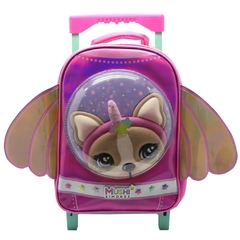 Mochila escolar Simones Mushi space con carro