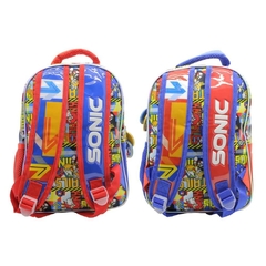 Mochila escolar Sonic sega infantil primaria - comprar online