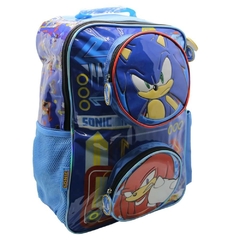 Mochila escolar Sonic y knuckles personajes en internet