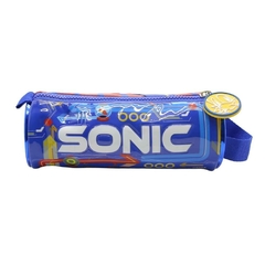 Cartuchera escolar Sonic tubo personaje - comprar online