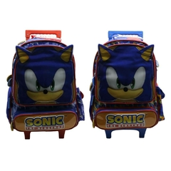 Mochila escolar Sonic games sega con carro