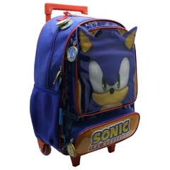 Mochila escolar Sonic games sega con carro en internet