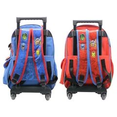 Mochila Escolar Avengers Marvel alianza super con carro - comprar online