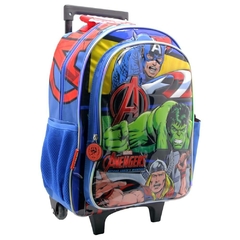 Mochila Escolar Avengers Marvel alianza super con carro en internet