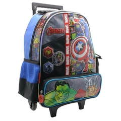 Mochila Escolar Avengers Marvel super logo con carro en internet