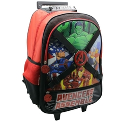 Mochila Escolar Avengers Marvel hulk poder con carro - Cresko