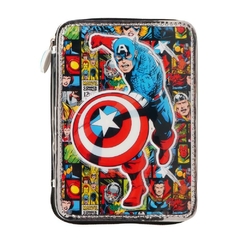 Cartuchera escolar Avengers Marvel comic capitan américa