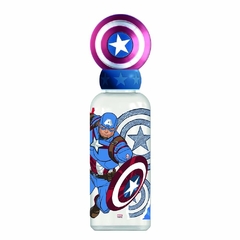 Botella con tapa a rosca capitán américa marvel avengers