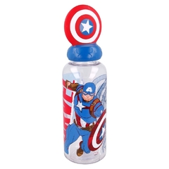 Botella con tapa a rosca capitán américa marvel avengers - comprar online