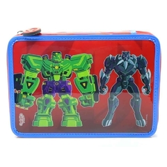 Cartuchera escolar Avengers Marvel robot heroe - comprar online