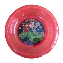 Set infantil plato bowl vaso Avengers Marvel en internet