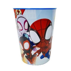 Vaso infantil de plástico cresko Spiderman Avengers Marvel