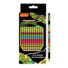 Lapices de colores escolares Tortugas Ninja