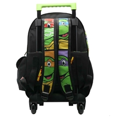 Mochila escolar Tortugas Ninja squad con carro - comprar online