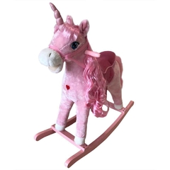  Caballito mecedor rosa con sonido  peluche Funny Land