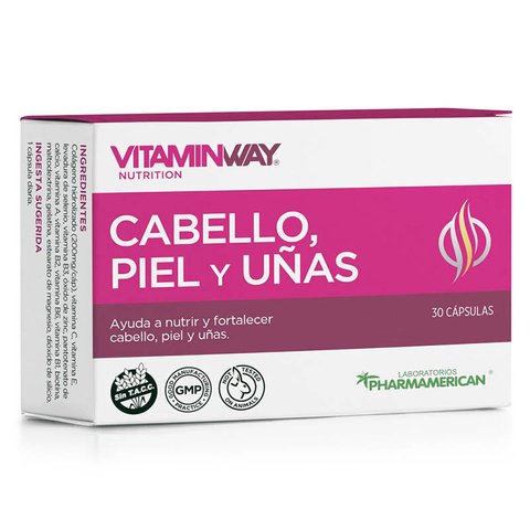 Cabello, Piel y Uñas Vitamin Way - 30 Capsulas