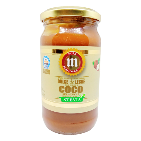 Dulce de Leche Sin Azúcar Sabor Coco Doña Magdalena