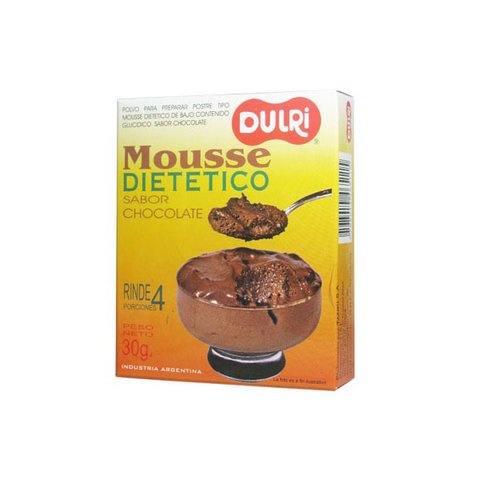 Mousse sin Azúcar Sabor Chocolate