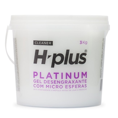 GEL DESENGRAXANTE COM MICRO ESFERA 3KG PLATINUM HPLUS