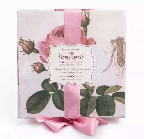 Caja de 4 Jabones Vintage Rose