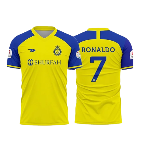 Camisa Al-Nassr FC Home 2023/2024 Amarela – Versão Jogador – KS