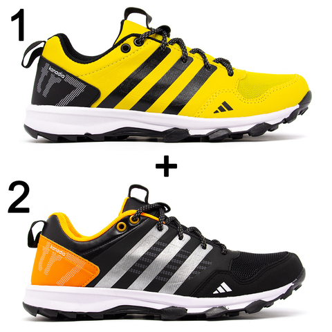 Tenis adidas on sale preto e amarelo