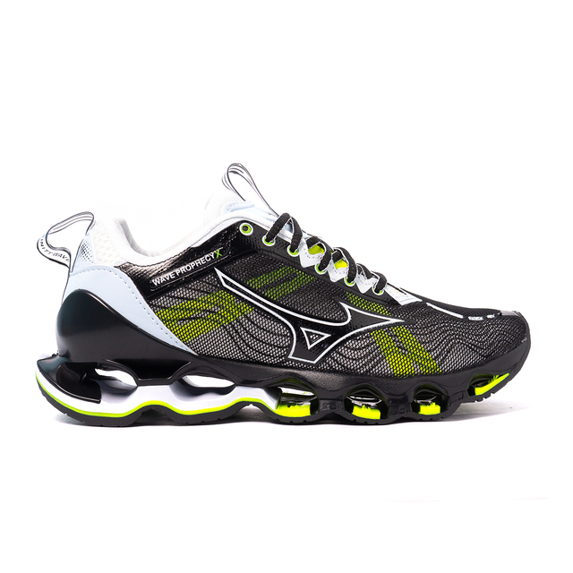 Kit 2 Pares T nis Mizuno Wave Prophecy X Preto e Verde Branco e