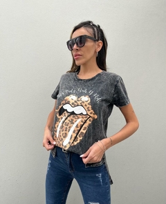 Remera Stone Print