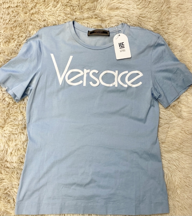 Camiseta Versace Tribute Azul 38Br Original